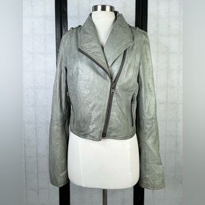 GESTUZ LEATHER JACKET 36